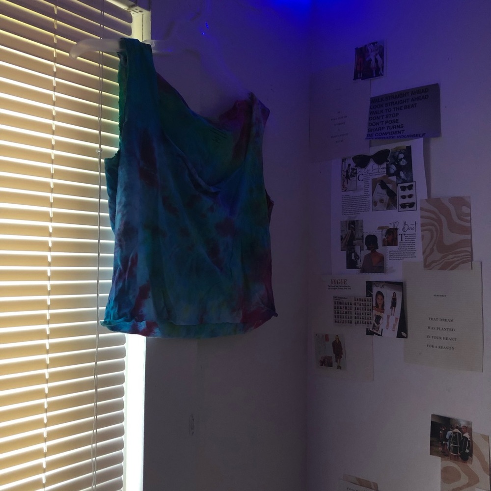 tie dye tank top
